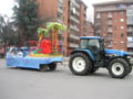 Il carro nella Piazza del Gerbido